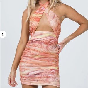 Princess Polly ‘Christoph Mini Dress Orange’